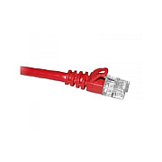 Enet Solutions Cat6a Cord Booted Snagless 50ft Red (C6ARD50ENC)