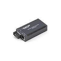 Black Box Fast Ethernet(100-mbps) Media Converter-10/100-mbps Copper To 100-mbps Simplex Singlemode Fiber,1550/1310nm,2km,sc,taa (LHC043AR4)