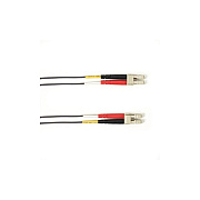 Black Box Om3 50/125 Multimode Fiber Optic Patch Cable - Ofnp Plenum, Lc To Lc, Gray, 2-m (6.5-ft.), Gsa, Taa, Non-returnable/non-cancelable (FOCMP10002MLCCGR)