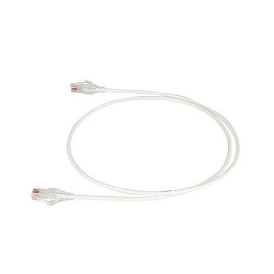 Leviton Cord,28awg Cat6 Wht 5ft (RDC60509)