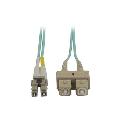 Tripp Lite 15m Mmf 50 Om3 Fiber Cable Lc/sc Aqua (N81615M)