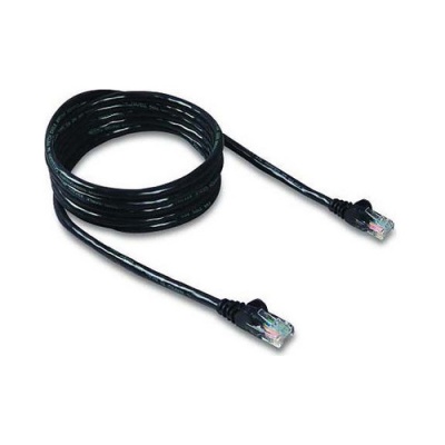 Belkin 1ft Cat6 Snagless Patch Cable Black (A3L98001BLKS)