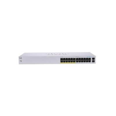 Cisco Unmanaged 24-port Ge, Partial Poe, 2x1g Sfp Shared (CBS110-24PP-NA)