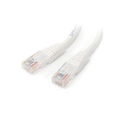 StarTech 3ft White Molded Cat5e Utp Patch Cable (M45PATCH3WH)