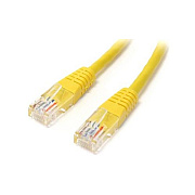StarTech 6 Ft Yellow Molded Cat5e Utp Patch Cable (M45PATCH6YL)