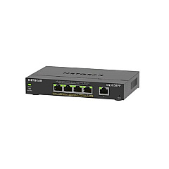 NETGEAR 5-port Gig Eth Hi-power Poe+ Smart Mngd (GS305EPP100NAS)