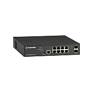 Black Box Gigabit Ethernet(1000-mbps) Managed Poe+ Switch-(8) 10/100/1000-mbps Copper Rj45 Poe+,(2)dual Media 1g/10g Sfp+,gsa,taa (LPB3010A)