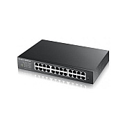 Zyxel Gs1900-24ep - 24 Port Gbe Poe+ L2 Web Managed Switch 12 Poe/12 Gigabit (130w) (GS190024EP)