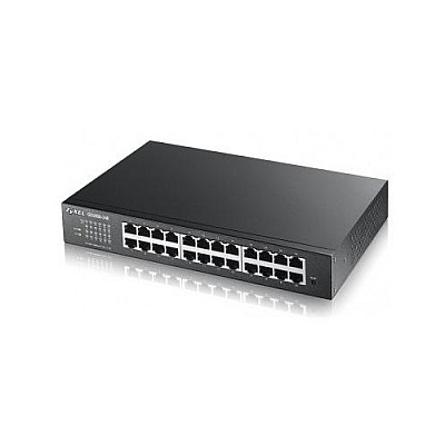 Zyxel Gs1900-24ep - 24 Port Gbe Poe+ L2 Web Managed Switch 12 Poe/12 Gigabit (130w) (GS190024EP)