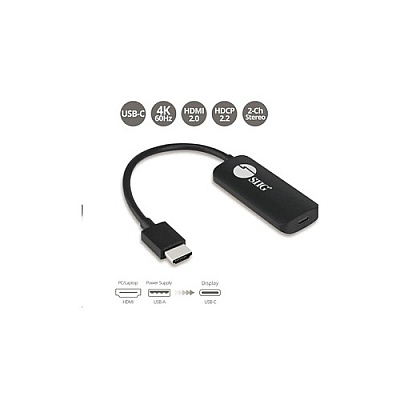 SIIG Hdmi To Usb-c Female. Hdmi To Usb-c Port 4k 60hz Converter Adapter. (CBH21711S1)