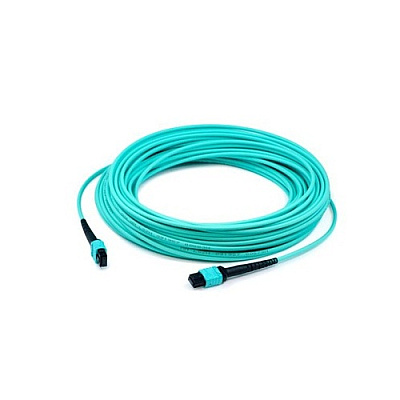 Add-On 12m Mpo F/f Aqua Om4 Fiber Patch Cable (ADDMPOMPO12M5OM4)