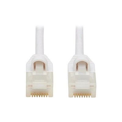 Tripp Lite Cat6a Cable Antibacterial Slim M/m 1ft (N261ABS01WH)