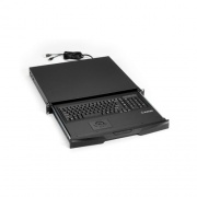 Black Box Rackmount Keyboard Tray With Trackball Mouse - 1u, 19"w X 16.5"d, 2-point Mounting (RM418R6)