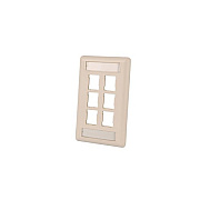 Leviton Fp, Hdj, 6 Hole, Sg, Pc, Fg Wht (403HDJ16)