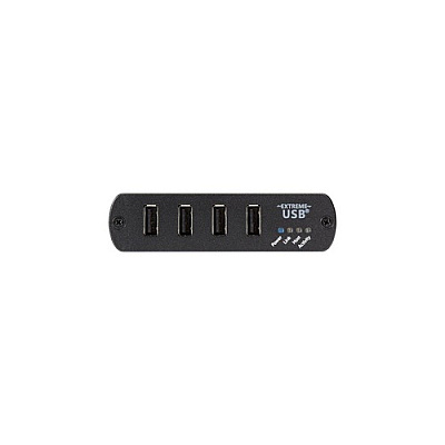Black Box Kvm-over-ip Switchable Extender Receiver - Lan, (4) Usb Type A, (1) Rj45, 4-port, 100m , Gsa, Taa (EMD100USBR)