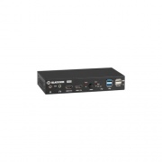 Black Box Kvm Switch - Uhd 4k/5k, Dual-monitor, Hdmi/displayport, Usb 3.2 Gen 1, Usb Type C, Audio, 2-port, Gsa, Taa (KVD2002H)