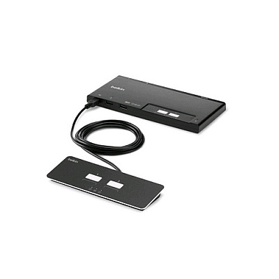 Belkin Modular 2-port Skm W/remote Pp4.0 (F1DN002MODKM4)