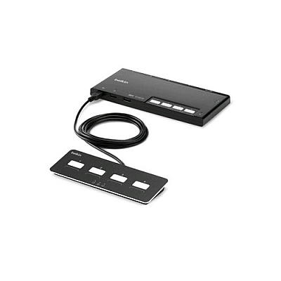 Belkin Mdlr 4-pt 2 Hd Base Skvm W/rmt Pp4.0 (F1DN204MODBA4)