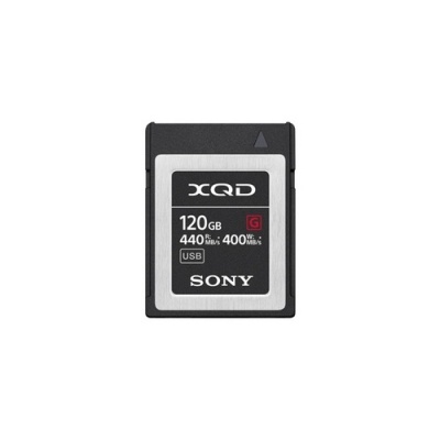 Sony Memory Card, Xqd G Series, Qd-g120f 120gb, 440mb/s Read, 400mb/s Write (SONQDG120F/J)
