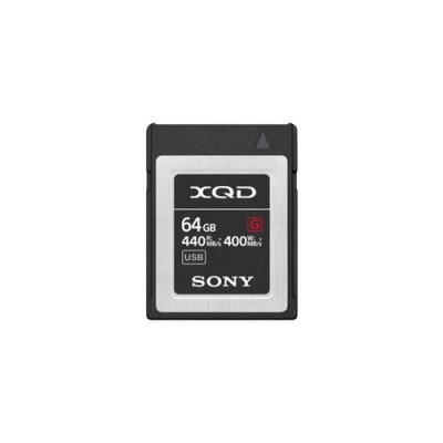 Sony Memory Card, Xqd G Series, Qdg64e/j 64gb, 440mb/s Read, 400mb