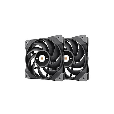 Thermaltake Toughfan 12 2000rpm Case/rad Fan, 2 Pack (CLF082PL12BLA)