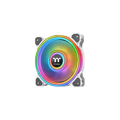 Thermaltake Riing Quad 140mm 1 Pack Case Fan, White (CLF101PL14SWC)
