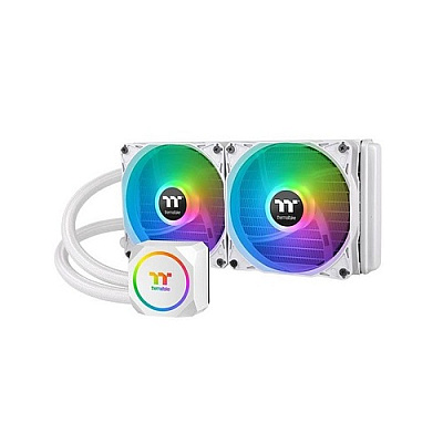 Thermaltake Th240 Argb Mb Sync 240 Aio Cooler, White (CLW301PL12SWA)