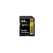 Lexmark Lexar Pro Sdxc,2000x 64gb,c10,u-ii,u3 (LSD2000064GBNNNU)