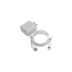 Total Micro Technologies Total Micro Ac Adapter W/cable, Apple Macbook Air 15 M2 2023, Air 13 M2 2022, Air M1 2023, Iphone 14, 14 Pro Max, 14 Pro - 20w Usb-c To Lightning (MHJA3AM/ATM)