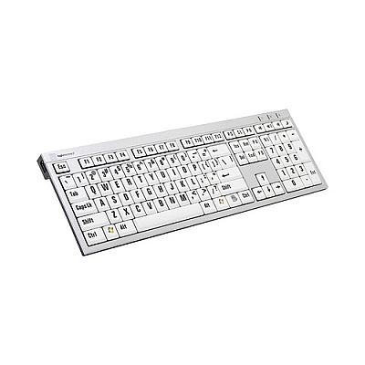Ergoguys Large Print Wired Mac Keyboard Black/wht (LKBULPRNTBW)