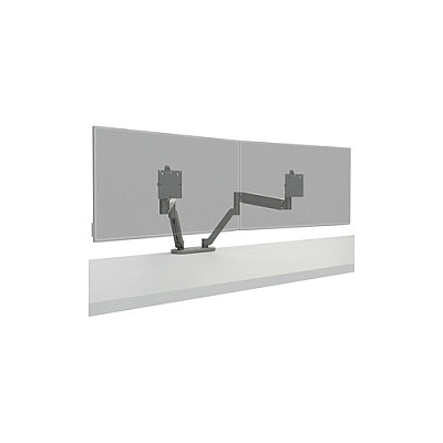 Chief Manufacturing Dual Dynamic Monitor Arm Silver (DMA2S)
