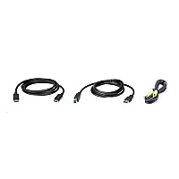 Aten 6ft. Displayport Kvm Cable Kit With Usb 3.0 (2L7D02UDPX3)