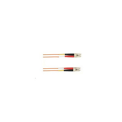 Black Box Om4 50/125 Multimode Fiber Optic Patch Cable - Lszh, Lc To Lc, Orange, 25-m (82.0-ft.), Gsa, Taa, Non-returnable/non-cancelable (FOLZH4025MLCLCOR)