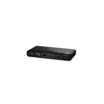 Belkin 4 Pt 1 Hd Dp/hdmi Unvl Skvm Wo/cac Pp4.0 (F1DN104KVMUNN4)
