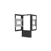 Chief Manufacturing 55inchb2b Portrait Floor Kiosk Black (LF55UBPB2B)