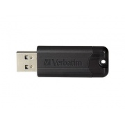 Verbatim Americas 32gb Pinstripe Usb 3.0 Flash Drive - Business 10pk - Black (70902)