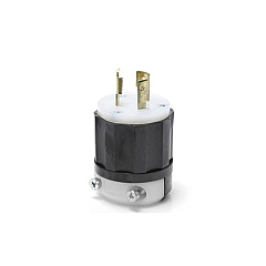Accu-Tech Black & White Locking Blade Plug, Indust (2311)