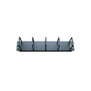 Leviton Wire Mgt Pnl,1.75x19 3.5x1.7 Rings,p,b (60400131)