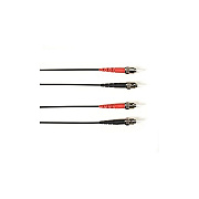 Black Box Om2 50/125 Multimode Fiber Optic Patch Cable - Lszh, St To St, Black, 2-m (6.5-ft.), Gsa, Taa, Non-returnable/non-cancelable (FOLZH5002MSTSTBK)
