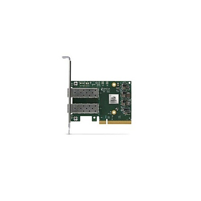 Nvidia Connectx-6 Lx En Adapter Card, 25gbe, Dual-port Sfp28, Pcie 4.0 X8, Secure Boot, No Crypto, Tall Bracket (MCX631102ASADAT)