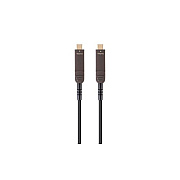 Monoprice Slimrun Av Usb 3.1 Type-c To Type-c Video-only Cable_ 30ft_ 4k@60hz_ Fiber Optic_ Aoc (38578)