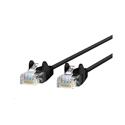 Belkin 5 Cat6 Slim 28awg Cable -black-1ft (CE001B15BLKS)