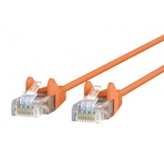 Belkin Belkin Cat6 Slim 28awg Cable-orange-15ft (CE001B15-ORG-S)