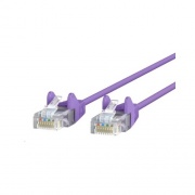 Belkin Belkin Cat6 Slim 28awg Cable-purple-25ft (CE001B25-PUR-S)