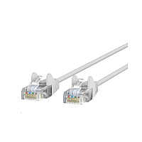 Belkin Cat6 Slim 28awgcable -white -25ft (CE001B25WHTS)