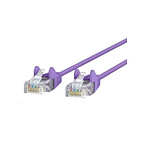 Belkin Cat6 Slim 28awg Cable-purple-50ft (CE001B50PURS)