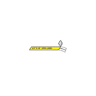 DYMO Rhino 1/2 Yellow Vinyl Labels (18432)