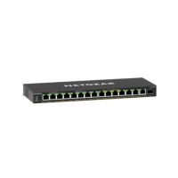 NETGEAR 16-port Poe+ Gigabit Ethernet Plus Switch (180w) With 1 Sfp Port (GS316EP100NAS)