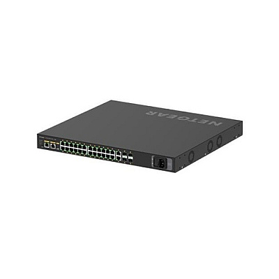 NETGEAR Av Line M4250-26g4xf-poe+ 24x1g Poe+ 480w 2x1g And 4xsfp+ Managed Switch (GSM4230PX100NAS)