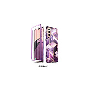 I Blason Galaxy S21 Cosmo Case-marble Purple (S21COSMPUR)